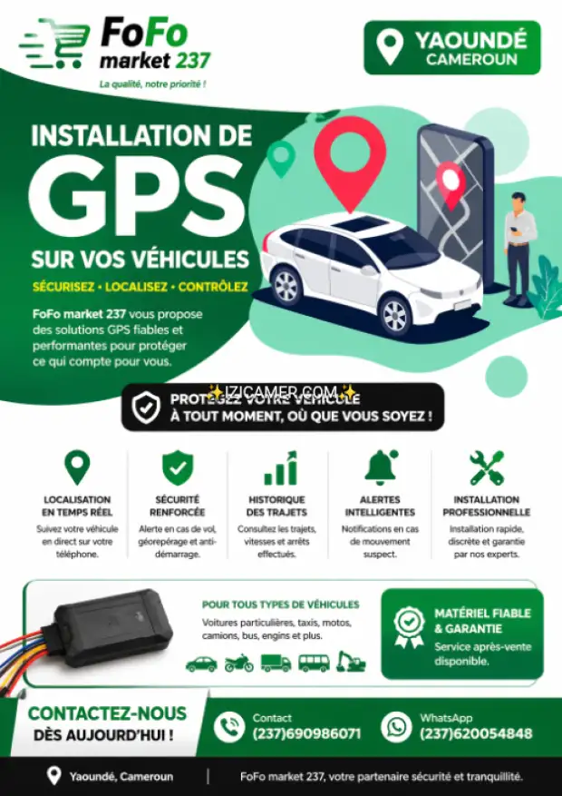 INSTALLATION GPS VÉHICULES